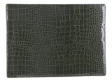 Darrahopens Home & Garden > Kitchenware de Burg 4 Piece Table Place Mat Set Placemat with Croc Pattern - Green
