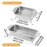 Darrahopens Home & Garden > Kitchenware > Dish Racks 304 Stainless Steel Retractable Sink Drain Basket Kitchen Storage Rack Adjustable