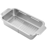 Darrahopens Home & Garden > Kitchenware > Dish Racks 304 Stainless Steel Retractable Sink Drain Basket Kitchen Storage Rack Adjustable