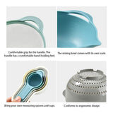 Darrahopens Home & Garden > Kitchenware > Dish Racks 8pcs Plastic Basin Set Drain Basket Washing Mixing Bowl Set Kitchen Baking Tools