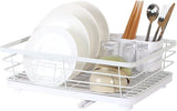 Darrahopens Home & Garden > Kitchenware > Dish Racks CARLA HOME Dish Drying Rack for Kitchen Counter with Removable Drip Tray, Utensil Holder and Cutlery Organizer