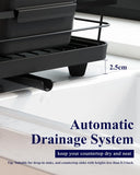 Darrahopens Home & Garden > Kitchenware > Dish Racks CARLA HOME Dish Drying Rack for Kitchen Counter with Removable Drip Tray, Utensil Holder and Cutlery Organizer