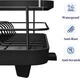 Darrahopens Home & Garden > Kitchenware > Dish Racks CARLA HOME Dish Drying Rack for Kitchen Counter with Removable Drip Tray, Utensil Holder and Cutlery Organizer
