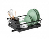Darrahopens Home & Garden > Kitchenware > Dish Racks CARLA HOME Dish Drying Rack for Kitchen Counter with Removable Drip Tray, Utensil Holder and Cutlery Organizer