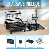 Darrahopens Home & Garden > Kitchenware > Dish Racks CARLA HOME Expandable Dish Drying Rack with Drainage Spout, Utensil Holder & Drainboardfor Kitchen Countertop Organizer (2 tier)