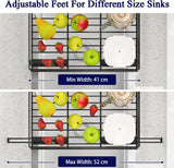 Darrahopens Home & Garden > Kitchenware > Dish Racks CARLA HOME Expandable Dish Drying Rack with Drainage Spout, Utensil Holder & Drainboardfor Kitchen Countertop Organizer (2 tier)