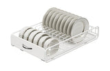 Darrahopens Home & Garden > Kitchenware > Dish Racks CARLA HOME Pull Out Dish Rack for Kitchen Cabinet with Slide Out Drawer Organizer for Plates, Bowls & Utensils