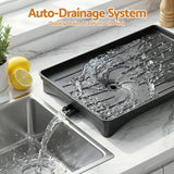 Darrahopens Home & Garden > Kitchenware > Dish Racks Cefito Dish Drying Rack for Kitchen Storage Organisation Kitchen Sink Organiser Dish Drainer