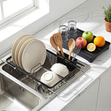 Darrahopens Home & Garden > Kitchenware > Dish Racks Cefito Dish Drying Rack for Kitchen Storage Organisation Kitchen Sink Organiser Dish Drainer