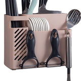 Darrahopens Home & Garden > Kitchenware > Dish Racks Cutlery Holder Multifunctional Wall Mounted Chopsticks Drying Rack for Home Kitchen Pink In Australia - Darrahopens