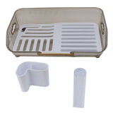 Darrahopens Home & Garden > Kitchenware > Dish Racks Dish Drying Rack Multifunctional PP Space Saving Clean Hygienic Dish Drainer for Kitchen Sink In Australia - Darrahopens
