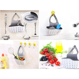 Darrahopens Home & Garden > Kitchenware > Dish Racks Kitchen Sink Sponge Holder, Hanging Drainer Basket, Hanging Drainer Basket, Sink Storage Shelf, Storage Sponge Holder,