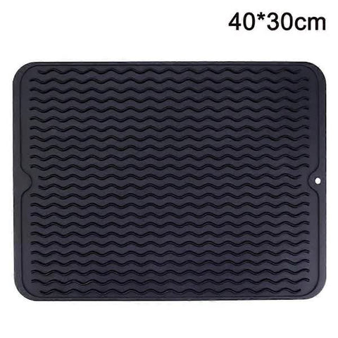 Darrahopens Home & Garden > Kitchenware > Dish Racks pcs Silicone Dish Mats - Non-Slip Drain Mats[ca]
