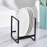 Darrahopens Home & Garden > Kitchenware > Dish Racks Set of Two - Cabinet-Style Plate Rack - Waterproof - Stainless Steel - No Installation Required - Compatible with Most Plates and Cutlery