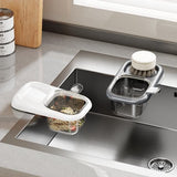 Darrahopens Home & Garden > Kitchenware > Dish Racks Sink Strainer & Drip Rack - With Suction Cup & Removable Strainer Tray - For Vegetables & Food Leftovers - Beige