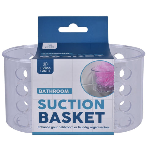 Darrahopens Home & Garden > Kitchenware > Dish Racks Small Shower Basket Soap Holder Kitchen Organizer with Suction Cups