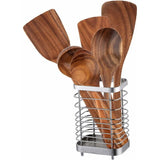 Darrahopens Home & Garden > Kitchenware > Dish Racks Stainless Steel Kitchen Utensil Holder, Cutlery Holder, Utensil Rack, Countertop Organizer, Restaurant Accessories