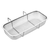 Darrahopens Home & Garden > Kitchenware > Dish Racks Stainless Steel Sink Drainer Basket Rack for Kitchen Dish Drying and Storage