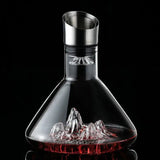 Darrahopens Home & Garden > Kitchenware > Drinkware 1500ML Iceberg Crystal Decanter Handmade Lead-Free Glass Wine