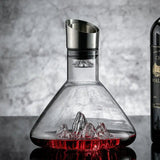 Darrahopens Home & Garden > Kitchenware > Drinkware 1500ML Iceberg Crystal Decanter Handmade Lead-Free Glass Wine