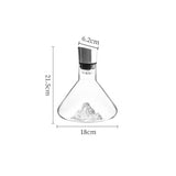 Darrahopens Home & Garden > Kitchenware > Drinkware 1500ML Iceberg Crystal Decanter Handmade Lead-Free Glass Wine
