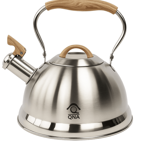 Darrahopens Home & Garden > Kitchenware > Drinkware 2.8L Whistling Kettle Stainless Steel Foldable Handle Camping Home Office Silver