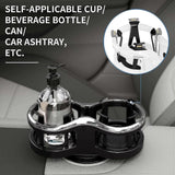 Darrahopens Home & Garden > Kitchenware > Drinkware 2-in-1 Car Drink Cup Holder - Adjustable Car Accessory for Bottle & Cans