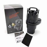 Darrahopens Home & Garden > Kitchenware > Drinkware 2-in-1 Double Car Cup Holder - 360 Swivel Multifunctional Holder for Coffee & Bottles