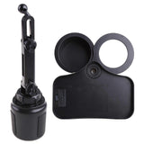 Darrahopens Home & Garden > Kitchenware > Drinkware 2-in-1 Multifunctional Car Cup Holder - Dual Drink Organizer Black Durable Plastic