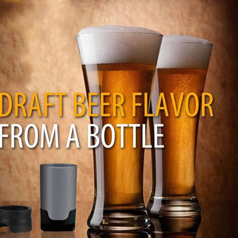 Darrahopens Home & Garden > Kitchenware > Drinkware 2-Pack Portable Beer Foamer & Bubble Maker - Handheld Beer Frother for Creamy Foam Essential for Home Bar, Parties & Camping