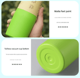 Darrahopens Home & Garden > Kitchenware > Drinkware 2-piece Green and Yellow Premium 304 Stainless Steel Vacuum Insulated Water Bottle - 532ml Large Capacity Sports Flask with 12-24 Hour Thermal Retention, Leak-Proof Portable Travel Mug for Gym, Office, Car and Outdoor Activities