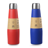 Darrahopens Home & Garden > Kitchenware > Drinkware 2-piece Red and Blue Premium 304 Stainless Steel Vacuum Insulated Water Bottle - 532ml Large Capacity Sports Flask with 12-24 Hour Thermal Retention, Leak-Proof Portable Travel Mug for Gym, Office, Car and Outdoor Activities