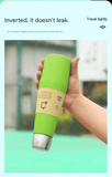 Darrahopens Home & Garden > Kitchenware > Drinkware 2-piece White and Black Premium 304 Stainless Steel Vacuum Insulated Water Bottle - 532ml Large Capacity Sports Flask with 12-24 Hour Thermal Retention, Leak-Proof Portable Travel Mug for Gym, Office, Car and Outdoor Activities