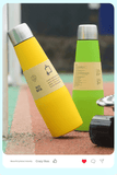 Darrahopens Home & Garden > Kitchenware > Drinkware 2-piece White and Black Premium 304 Stainless Steel Vacuum Insulated Water Bottle - 532ml Large Capacity Sports Flask with 12-24 Hour Thermal Retention, Leak-Proof Portable Travel Mug for Gym, Office, Car and Outdoor Activities