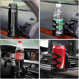 Darrahopens Home & Garden > Kitchenware > Drinkware 2pcs Adjustable Car Vent Cup Holders - Universal Car Drink Organizer Set