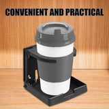 Darrahopens Home & Garden > Kitchenware > Drinkware 2pcs Adjustable Foldable Car Cup Holders - Portable Drink Holder Set Black