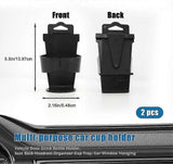 Darrahopens Home & Garden > Kitchenware > Drinkware 2pcs Car Cup Holders - Door & Window Mounted Drink Holder Set