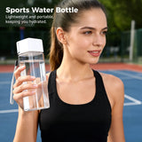 Darrahopens Home & Garden > Kitchenware > Drinkware 30PCS Clear Plastic Water Bottles, 17oz Reusable Sports Water Bottle with Leakproof Lid, Portable Drink Container for Fitness, Travel, Office, Camping, Gym In Australia - Darrahopens