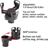 Darrahopens Home & Garden > Kitchenware > Drinkware 360 Rotatable Car Drink Holder - Multifunctional Cup Organizer for Vehicle Use