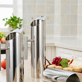 Darrahopens Home & Garden > Kitchenware > Drinkware 3X Stainless Steel Water Pitcher with Ice Guard Tea Pot Kettle Jug Cold Beverages Juice Pot Ktv Bar Accessories 1L In Australia - Darrahopens
