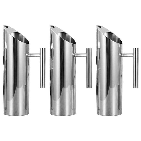 Darrahopens Home & Garden > Kitchenware > Drinkware 3X Stainless Steel Water Pitcher with Ice Guard Tea Pot Kettle Jug Cold Beverages Juice Pot Ktv Bar Accessories 1L In Australia - Darrahopens
