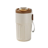 Darrahopens Home & Garden > Kitchenware > Drinkware 450ml Thermal LED Temperature Display Smart Coffee Cup Insulated Drink Tumbler-Brown