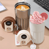 Darrahopens Home & Garden > Kitchenware > Drinkware 450ml Thermal LED Temperature Display Smart Coffee Cup Insulated Drink Tumbler-Red