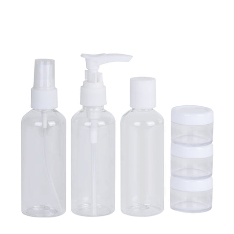 Darrahopens Home & Garden > Kitchenware > Drinkware 6 Pcs Travel Bottle Set with PVC Storage Bag
