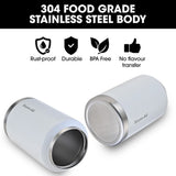 Darrahopens Home & Garden > Kitchenware > Drinkware Baumr-AG 3.8L Double Wall Insulated Stainless Steel Water Bottle, Drink Jug with Handle, White