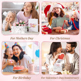 Darrahopens Home & Garden > Kitchenware > Drinkware Best Mom Ever Coffee Mug Gift Set with Lid, Spoon & Coaster, 14oz Pink Marble Ceramic Cup for Mother's Day, Birthday, Christmas, Valentine's Day (Pink)