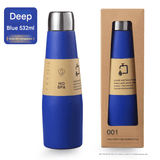 Darrahopens Home & Garden > Kitchenware > Drinkware Blue Premium 304 Stainless Steel Vacuum Insulated Water Bottle - 532ml Large Capacity Sports Flask with 12-24 Hour Thermal Retention, Leak-Proof Portable Travel Mug for Gym, Office, Car and Outdoor Activities