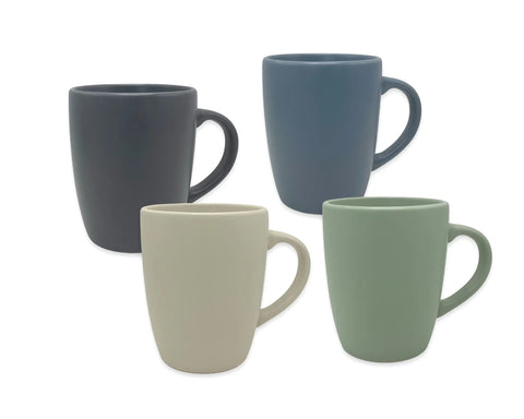 Darrahopens Home & Garden > Kitchenware > Drinkware Bulk 24 Solid Colour Glaze Stoneware Mug 355ml 12oz 4 Asst In Australia - Darrahopens