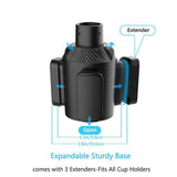 Darrahopens Home & Garden > Kitchenware > Drinkware Car Cup Expander - Adjustable Drink Holder Fits Bottles Up to 3.7in Diameter