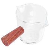 Darrahopens Home & Garden > Kitchenware > Drinkware Double Mouth Glass Mug with Wooden Handle Heat‑Resistant Cup Kitchen Gadgets for Home In Australia - Darrahopens